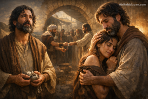 Hosea with his wives