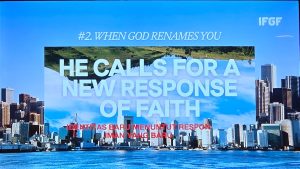 He calls for a New respons of faith