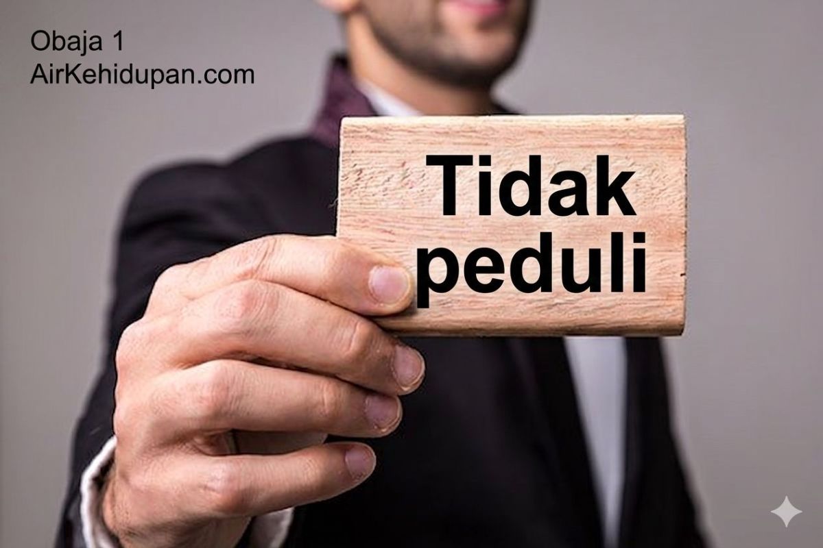 Tidak peduli kesusahan orang lain